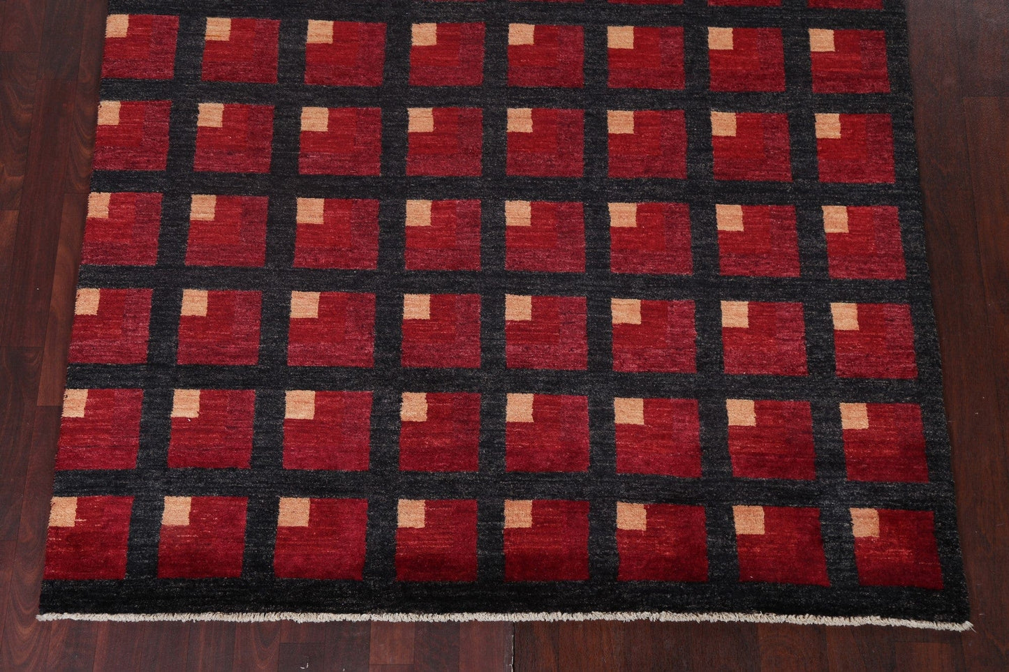 Contemporary Gabbeh Kashkoli Oriental Area Rug 6x9