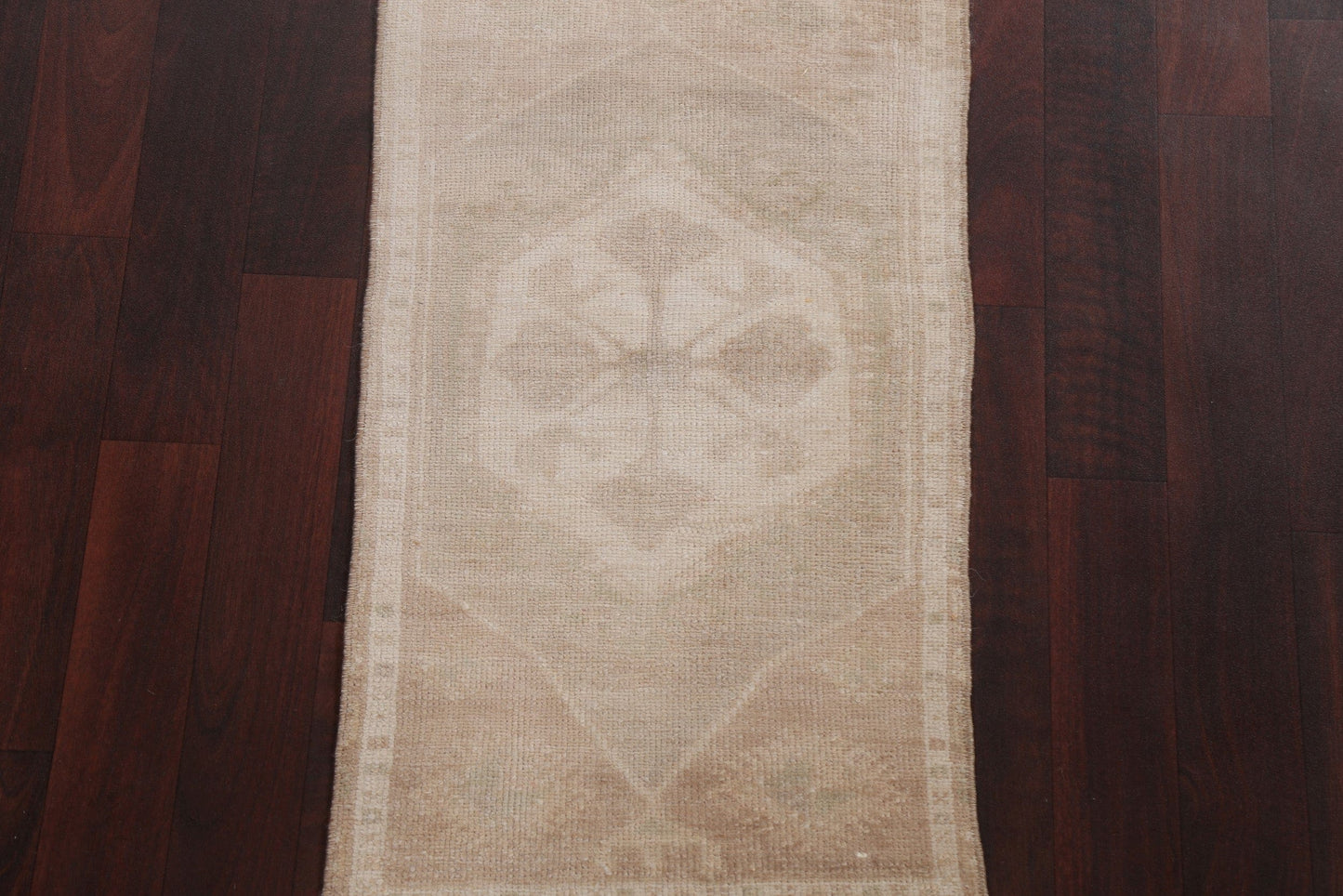 Antique Look Muted Anatolian Handmade Turkish Rug 1x3