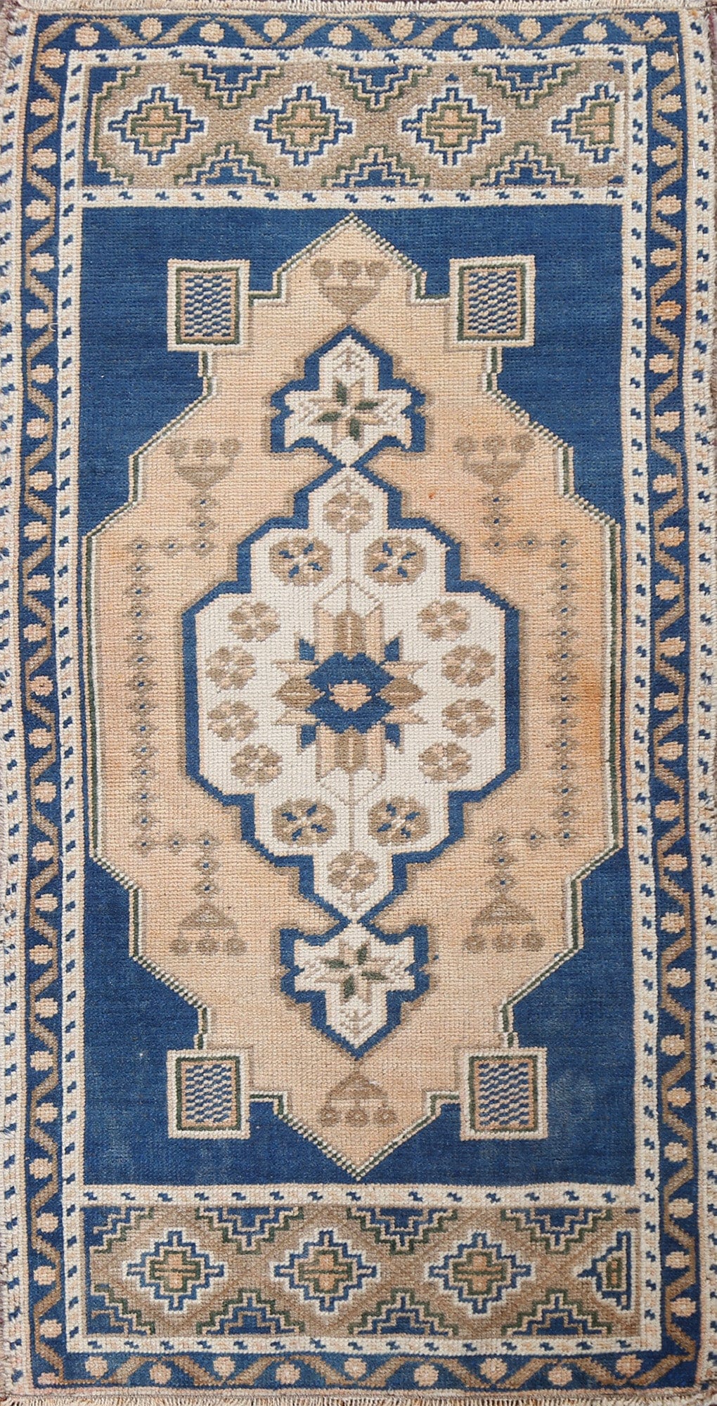 Wool Anatolian Handmade Turkish Rug 2x4