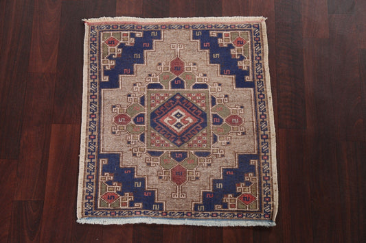 Square Wool Anatolian Handmade Turkish Rug 2x2