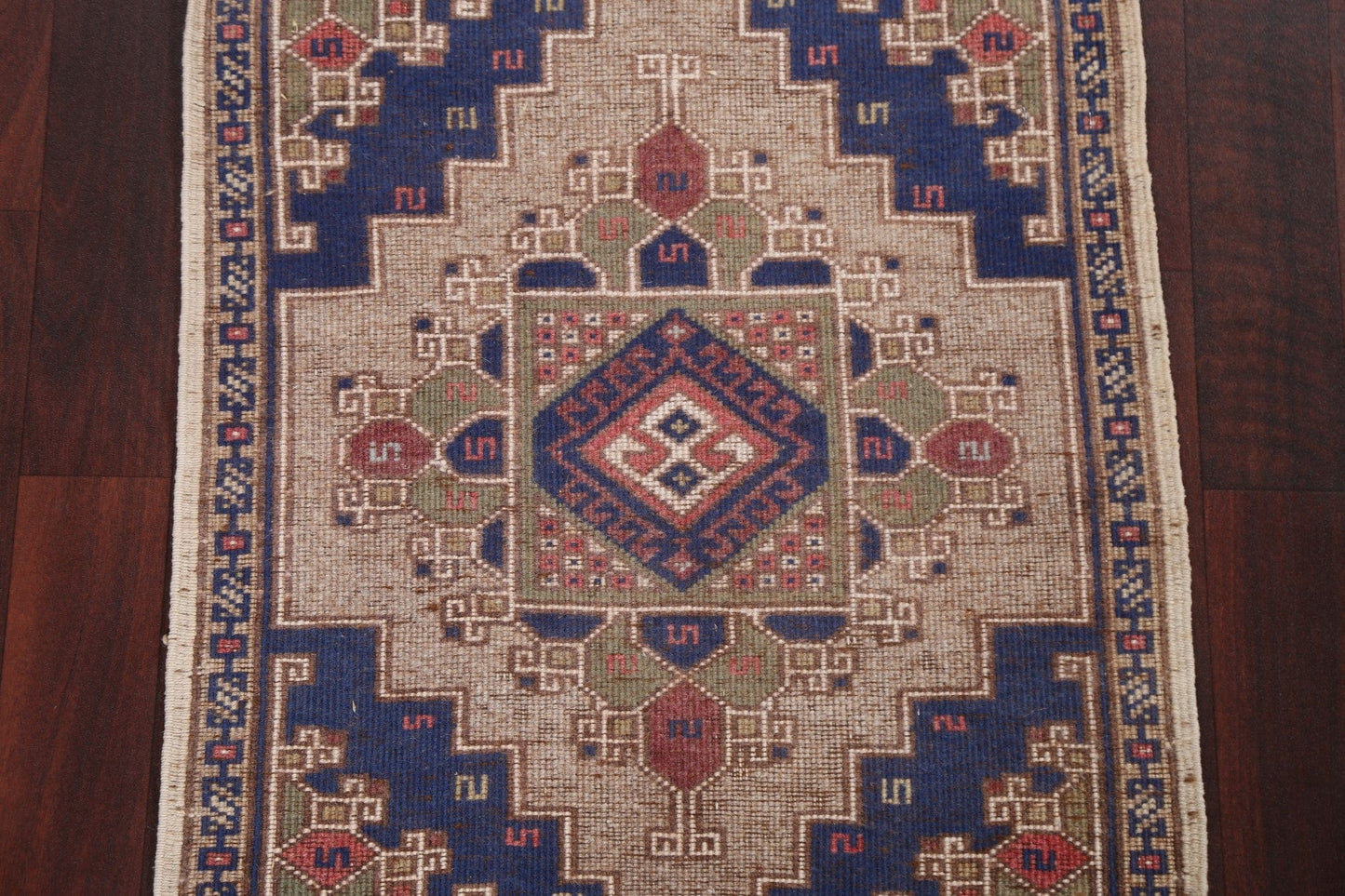 Square Wool Anatolian Handmade Turkish Rug 2x2