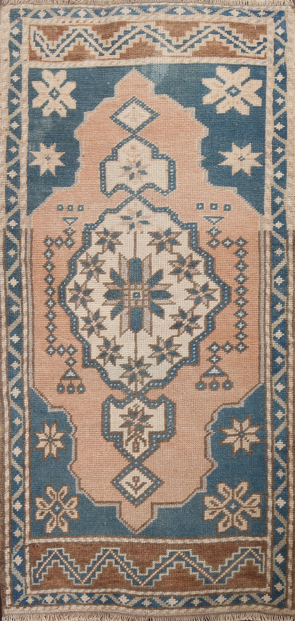 Wool Anatolian Handmade Turkish Rug 2x4