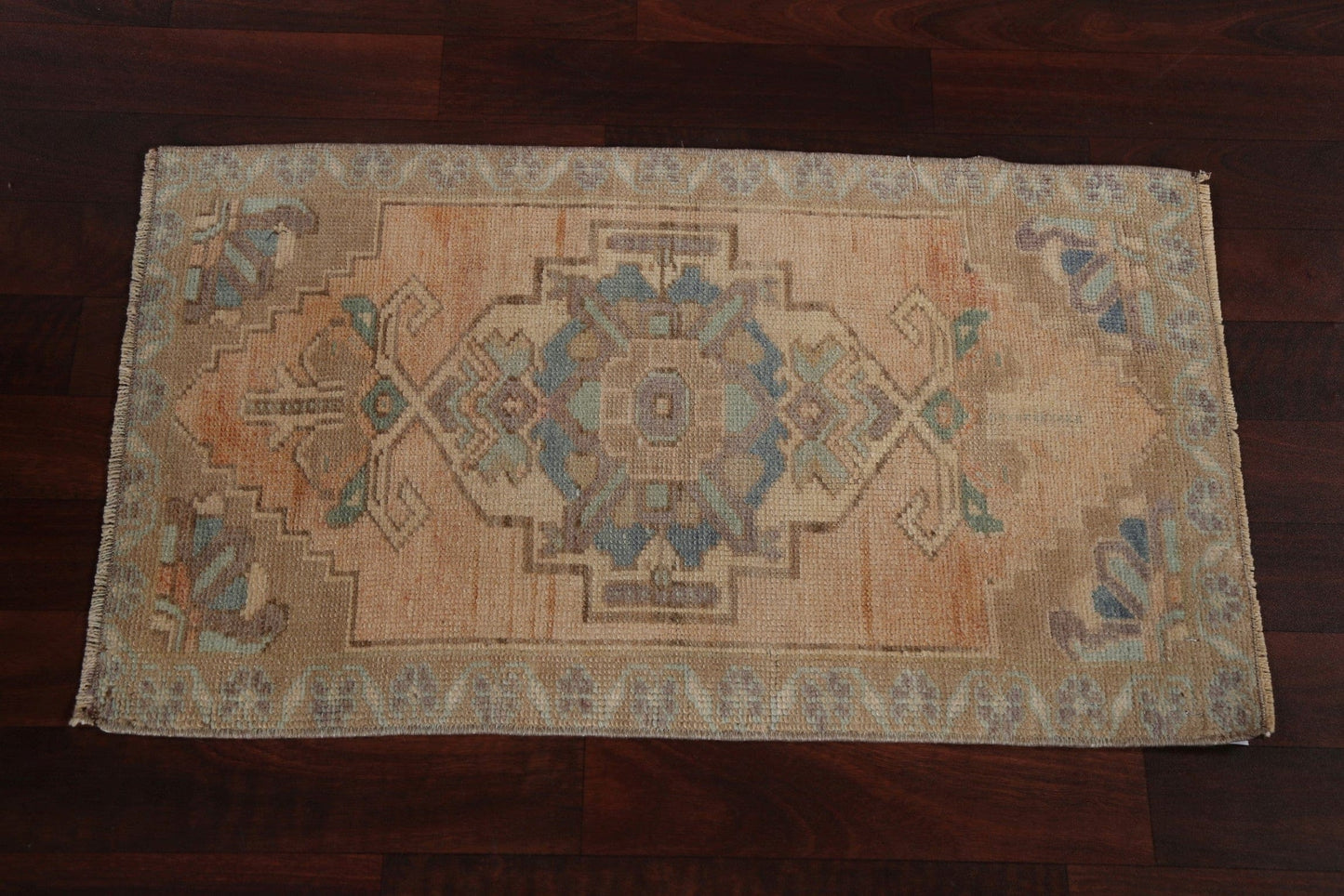 Antique Look Anatolian Vegetable Dye Turkish Rug 2x3