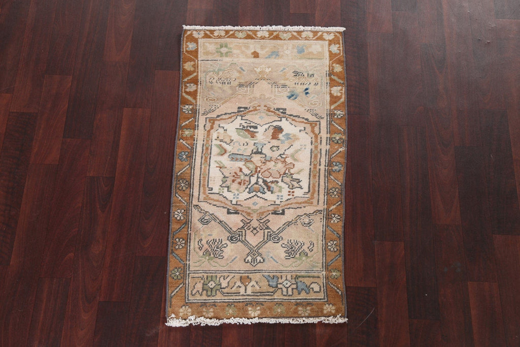 Antique Look Anatolian Turkish Wool Rug 2x3