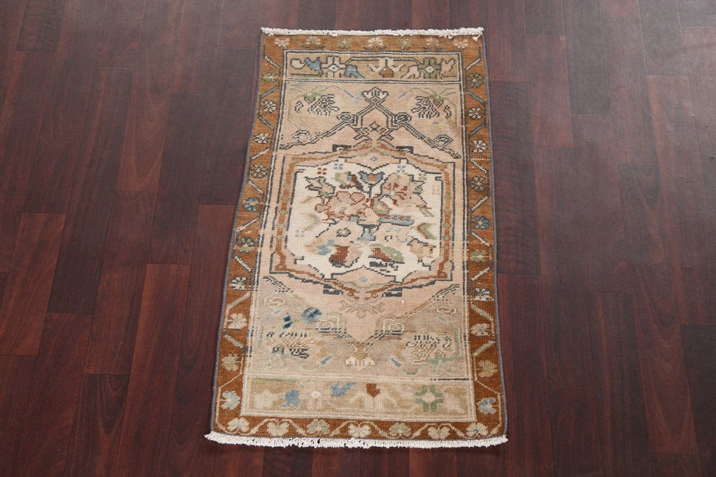 Antique Look Anatolian Turkish Wool Rug 2x3