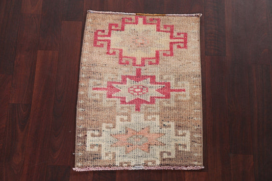 Square Anatolian Turkish Wool Rug 2x2