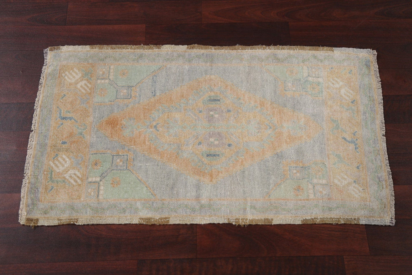 Antique Look Vegetable Dye Anatolian Turkish Rug 2x3