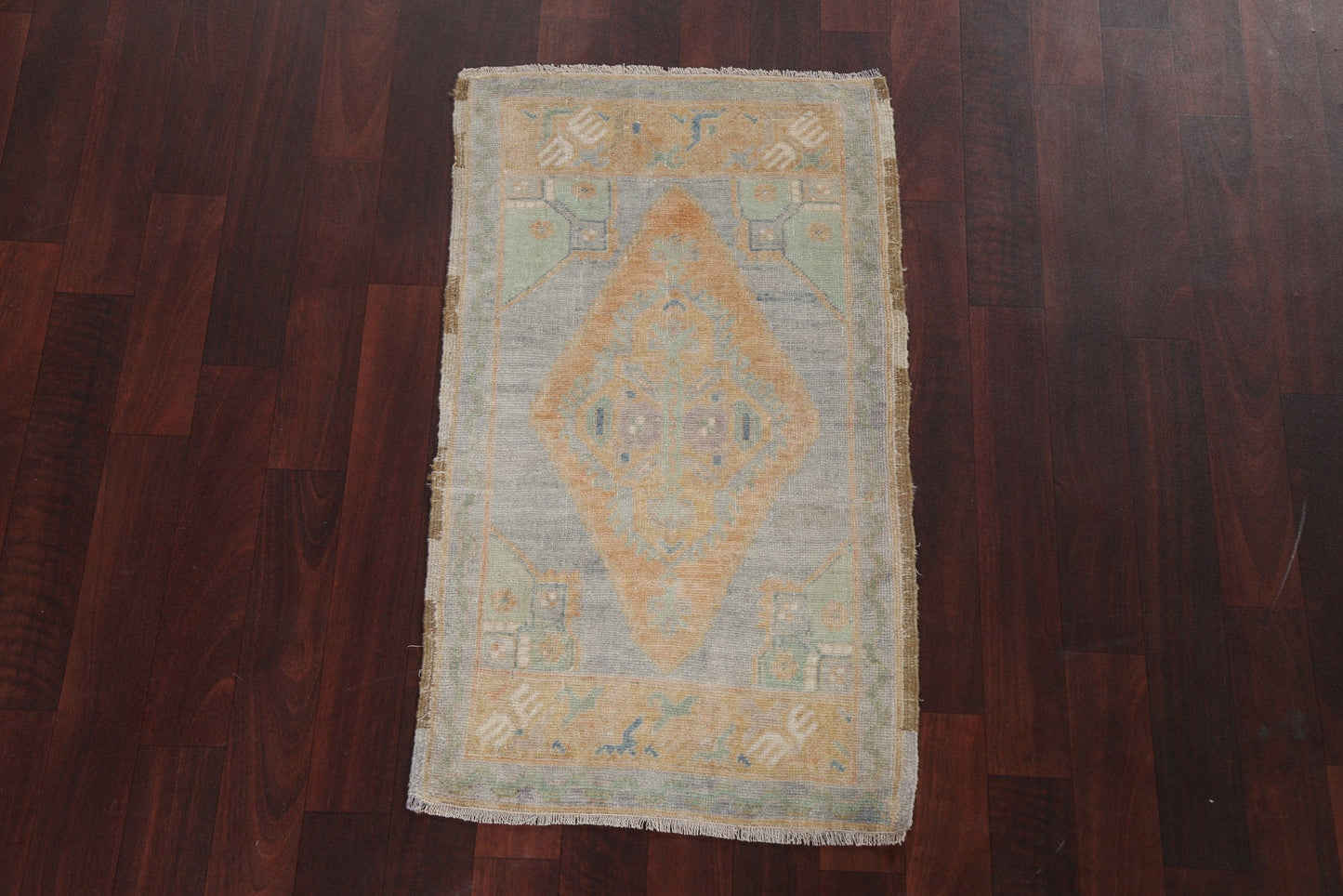 Antique Look Vegetable Dye Anatolian Turkish Rug 2x3