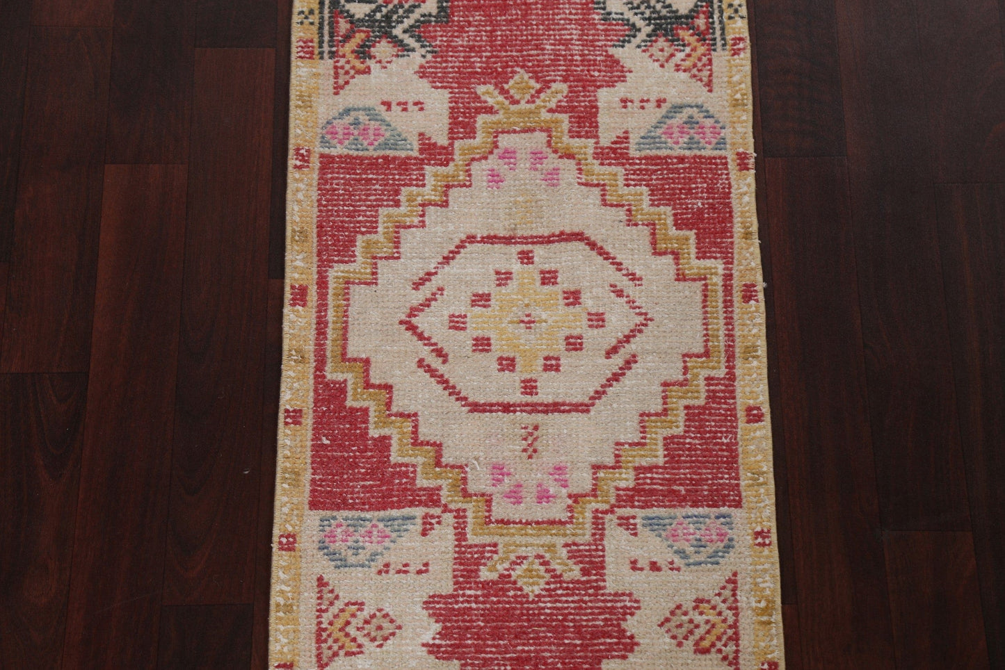 Set of 2 Vegetable Dye Anatolian Vintage Turkish Rugs 2x3