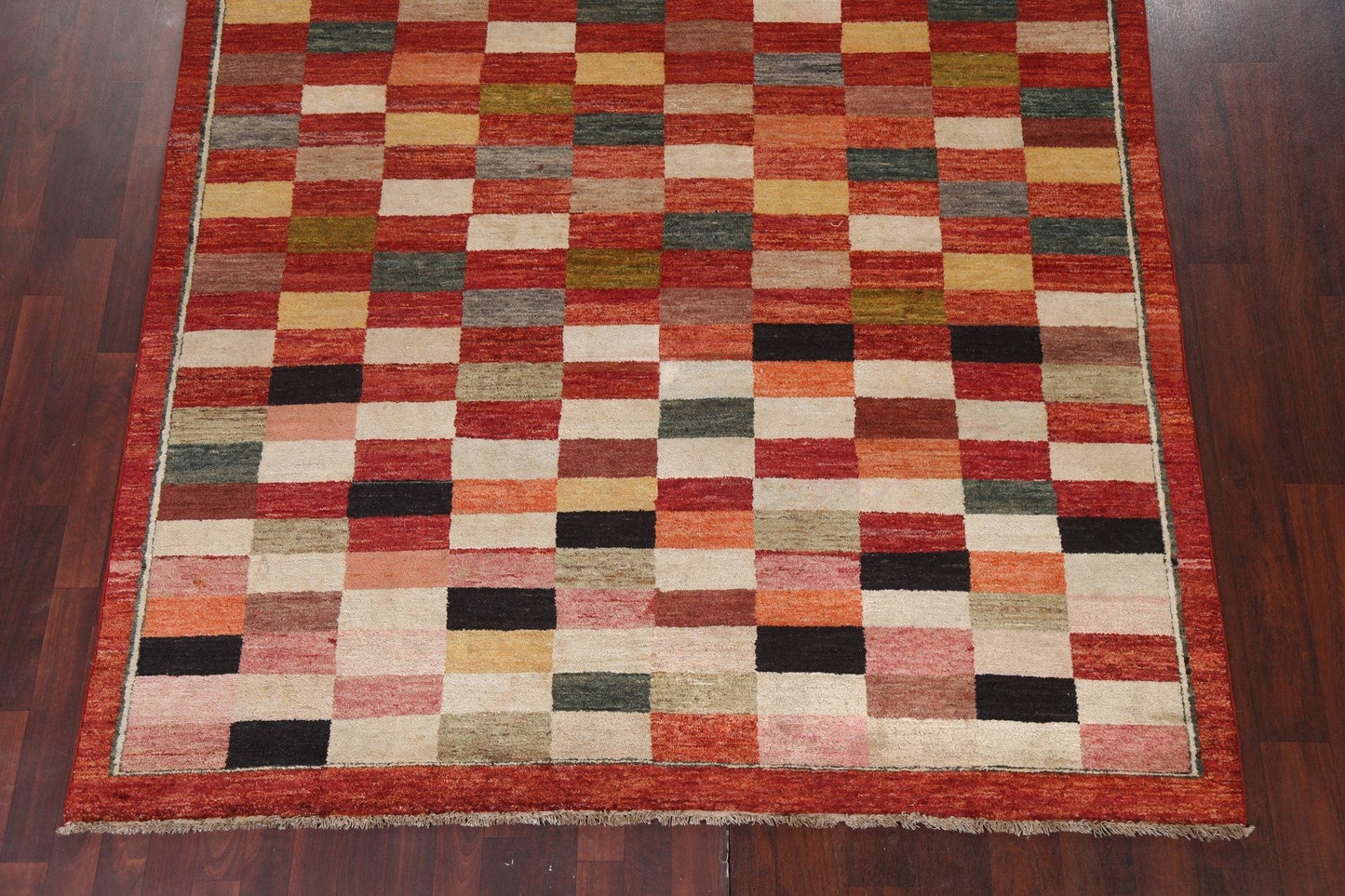 Contemporary Gabbeh Kashkoli Oriental Rug 6x7