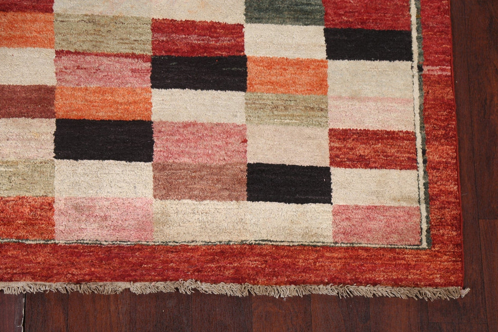 Contemporary Gabbeh Kashkoli Oriental Rug 6x7