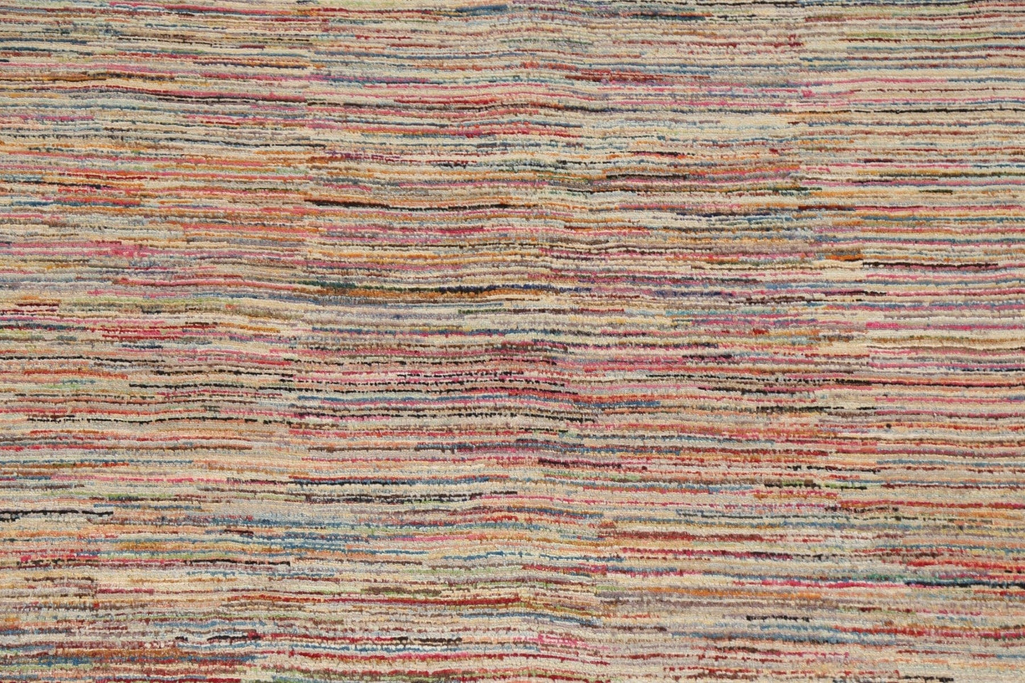 Striped Wool Gabbeh Kashkoli Oriental Area Rug 7x10