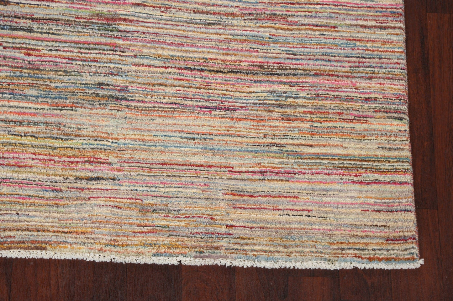 Striped Wool Gabbeh Kashkoli Oriental Area Rug 7x10