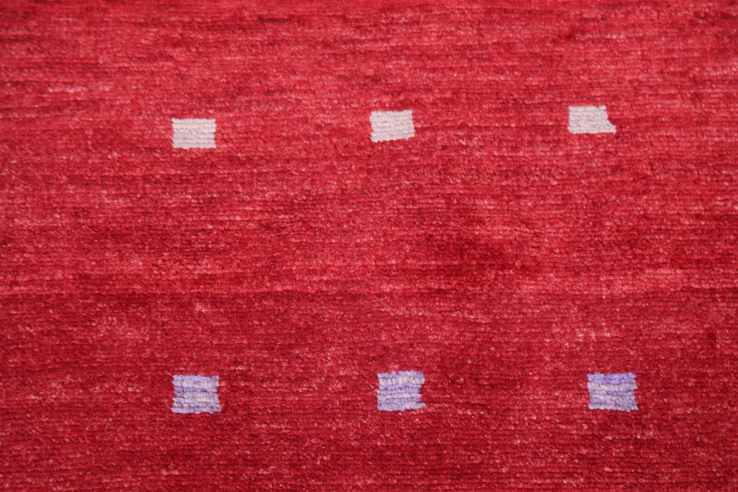 Red Wool Gabbeh Kashkoli Oriental Handmade Rug 3x4