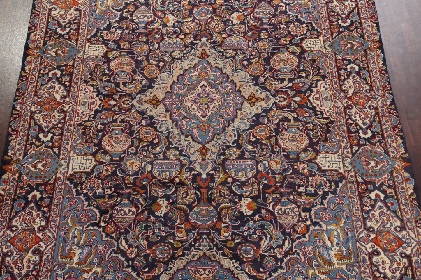 Vegetable Dye Kashmar Persian Area Rug 10x13