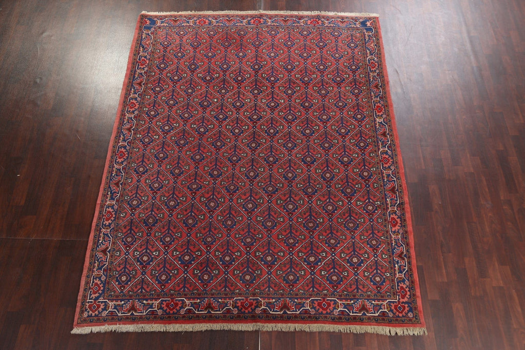 Vintage Wool Malayer Persian Area Rug 9x11