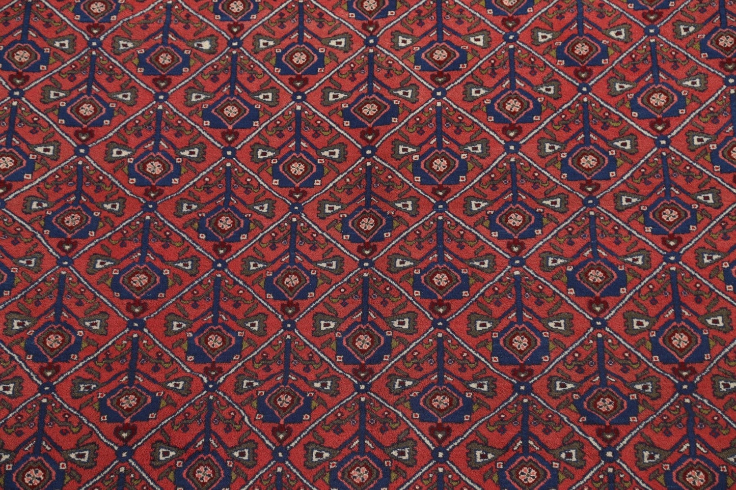 Vintage Wool Malayer Persian Area Rug 9x11