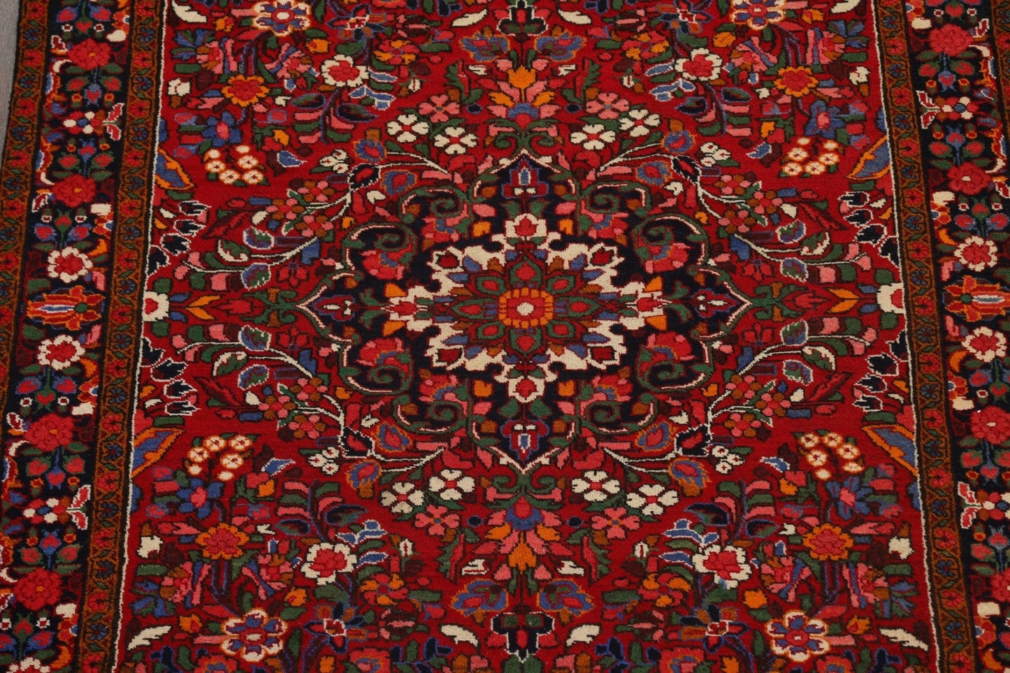 Vegetable Dye Red Lilian Persian Area Rug 5x10
