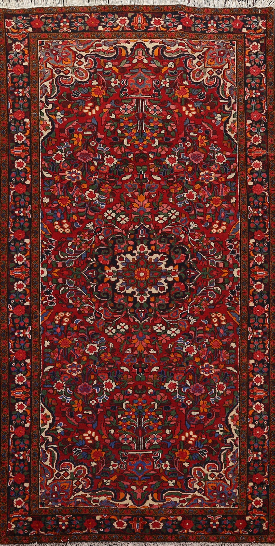 Vegetable Dye Red Lilian Persian Area Rug 5x10