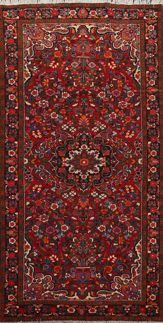 Vegetable Dye Red Lilian Persian Area Rug 5x10