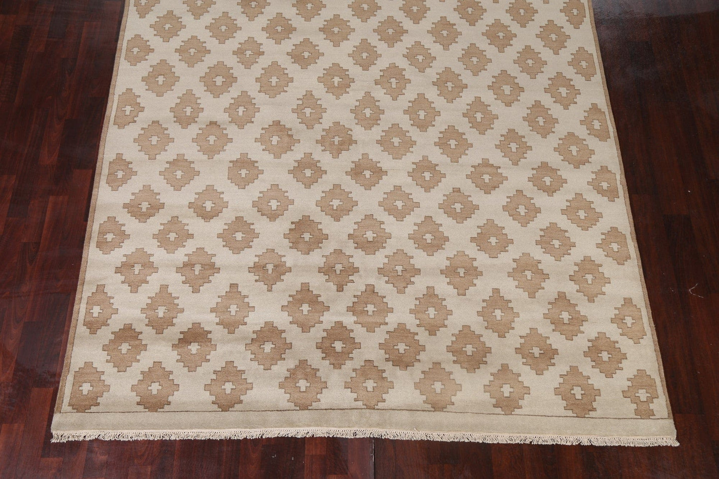 All-Over Geometric Modern Oriental Area Rug 8x10