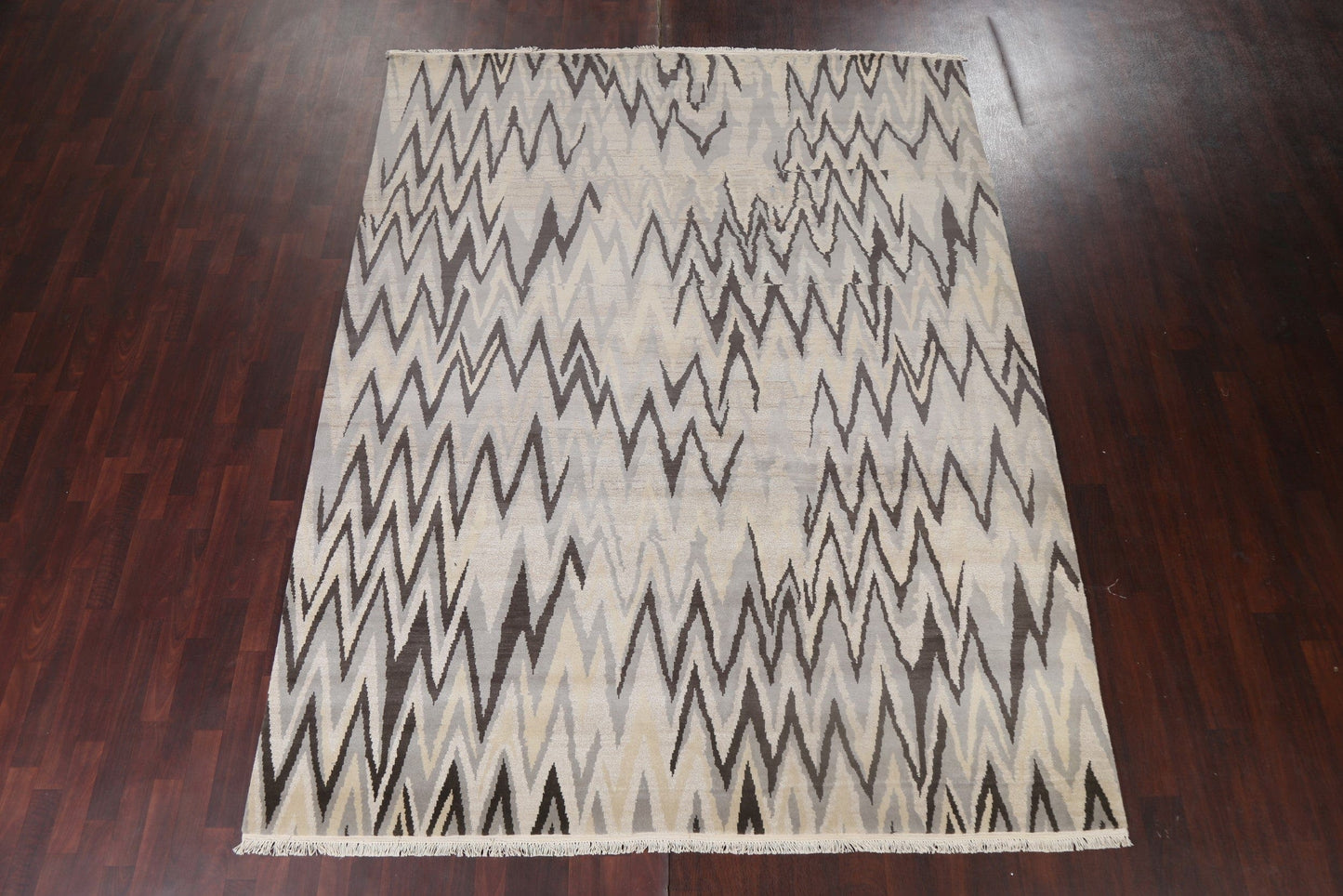 Handmade Wool Abstract Oriental Area Rug 8x10