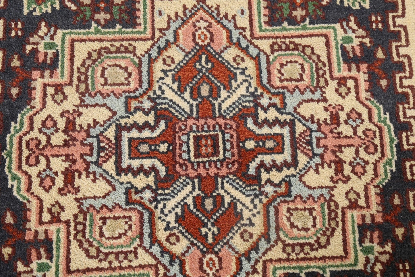 Geometric Heriz Oriental Handmade Rug 4x6