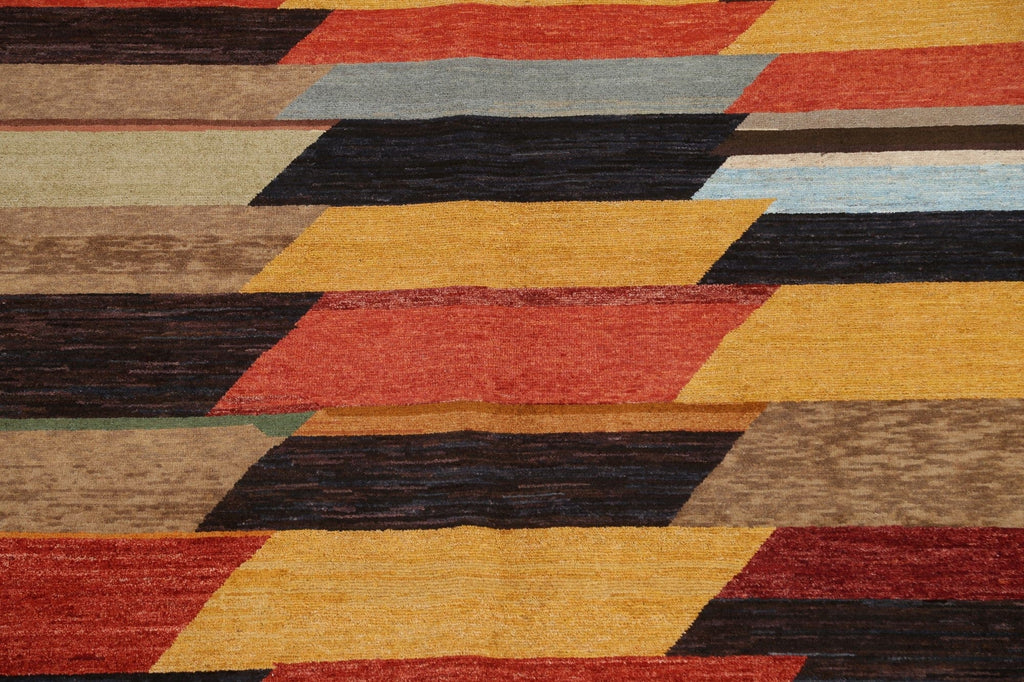 Contemporary Gabbeh Kashkoli Oriental Area Rug 6x8