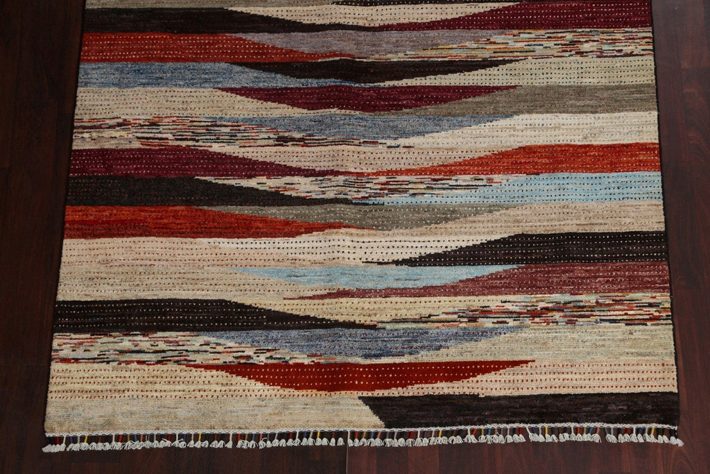 Contemporary Gabbeh Kashkoli Oriental Rug 6x8