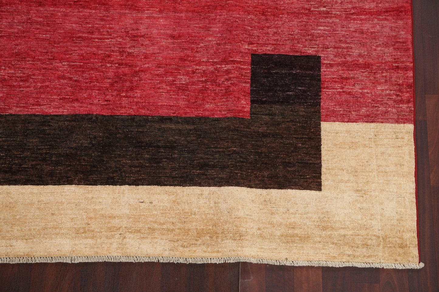 Modern Geometric Gabbeh Kashkoli Oriental Rug 6x8