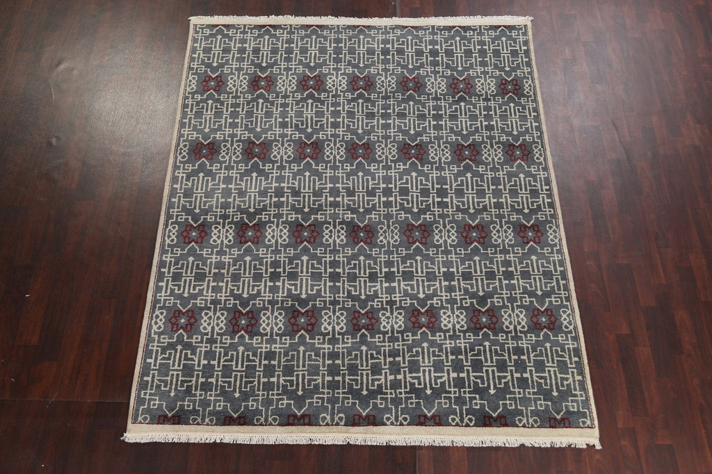 Handmade Wool Abstract Oriental Area Rug 8x10