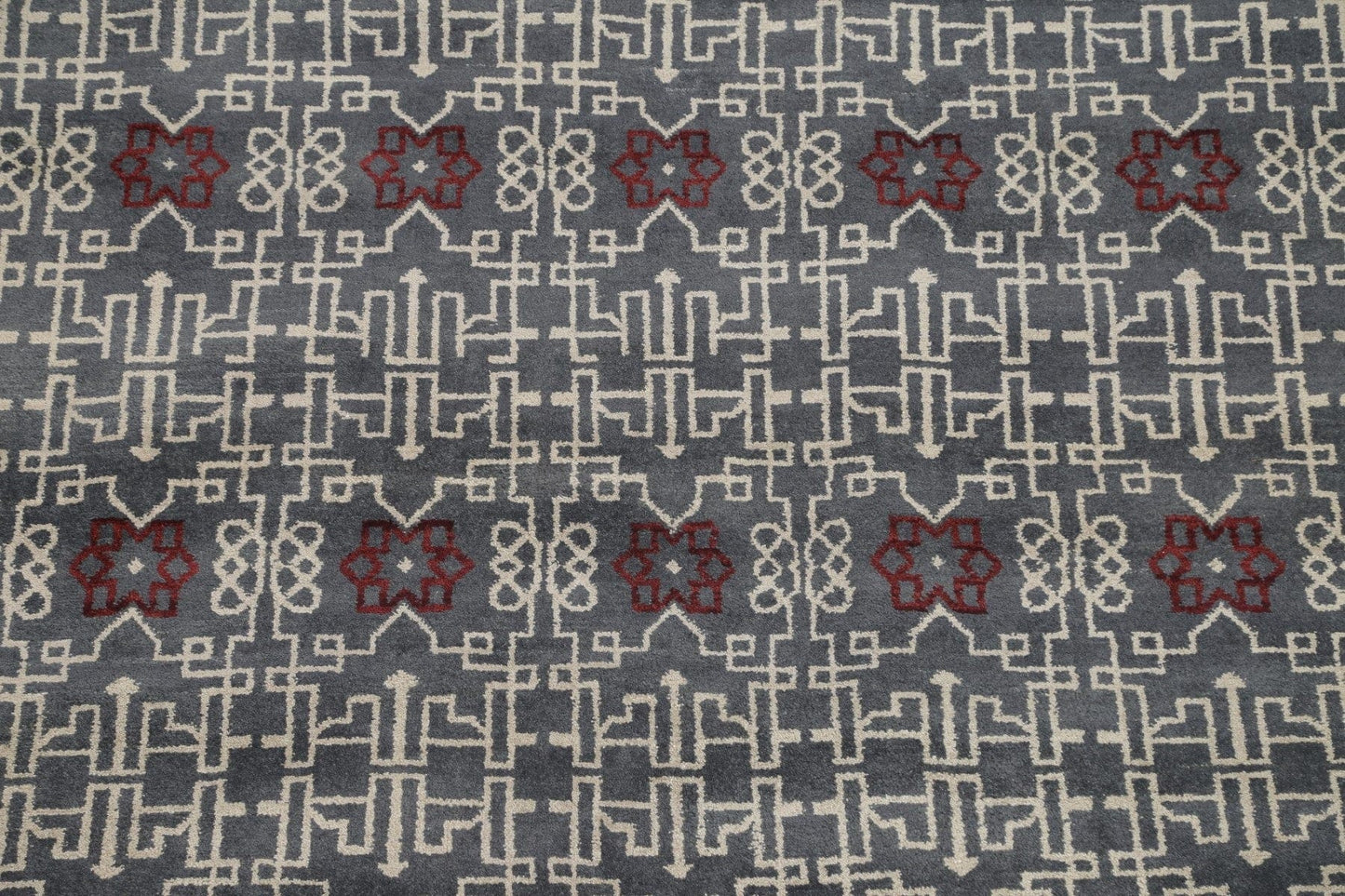 Handmade Wool Abstract Oriental Area Rug 8x10