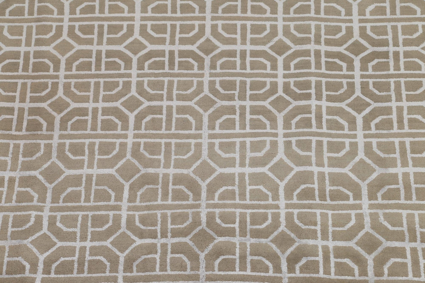 All-Over Geometric Modern Oriental Area Rug 8x10