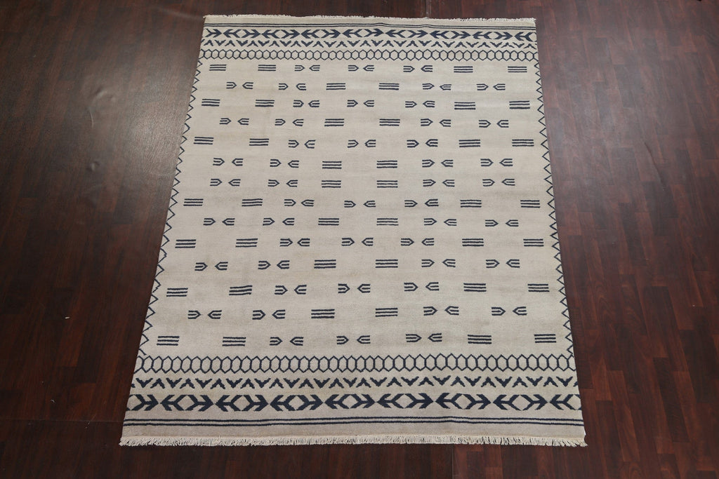 Handmade Wool Abstract Oriental Area Rug 8x10