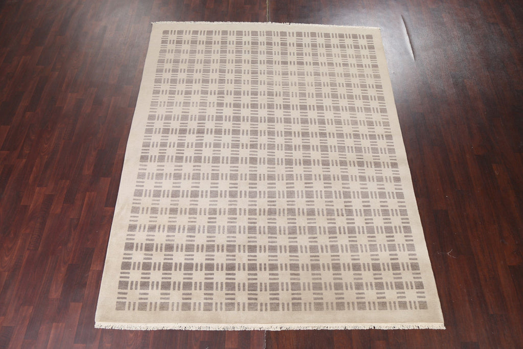 All-Over Geometric Modern Oriental Area Rug 8x10