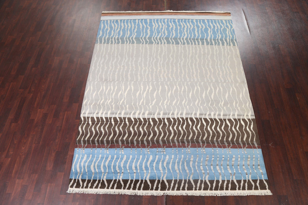 Handmade Wool Abstract Oriental Area Rug 8x11