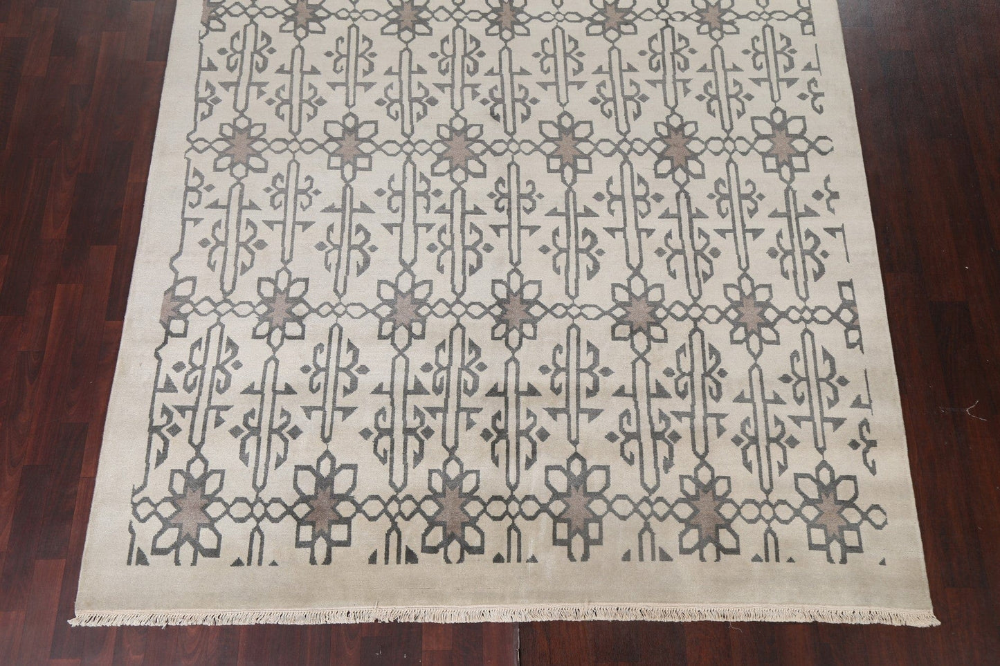 Handmade Geometric Modern Oriental Wool Rug 8x10