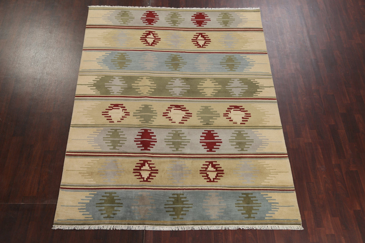 Geometric Modern Oriental Area Rug 8x10