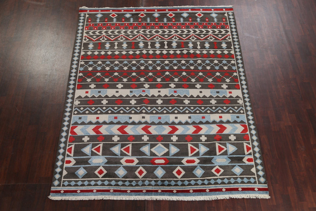 Tribal Geometric Abstract Oriental Area Rug 8x10