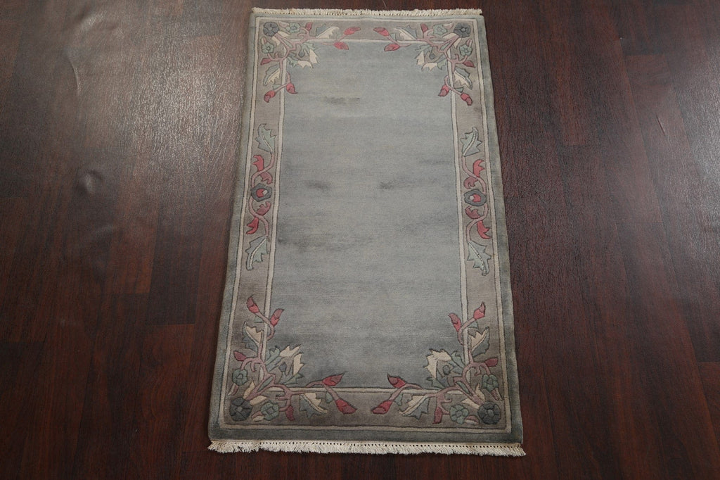 Hand-Knotted Wool Nepalese Oriental Rug 3x5