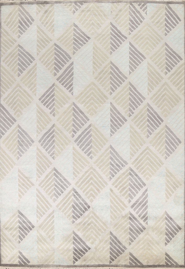 All-Over Trellis Abstract Oriental Area Rug 8x11