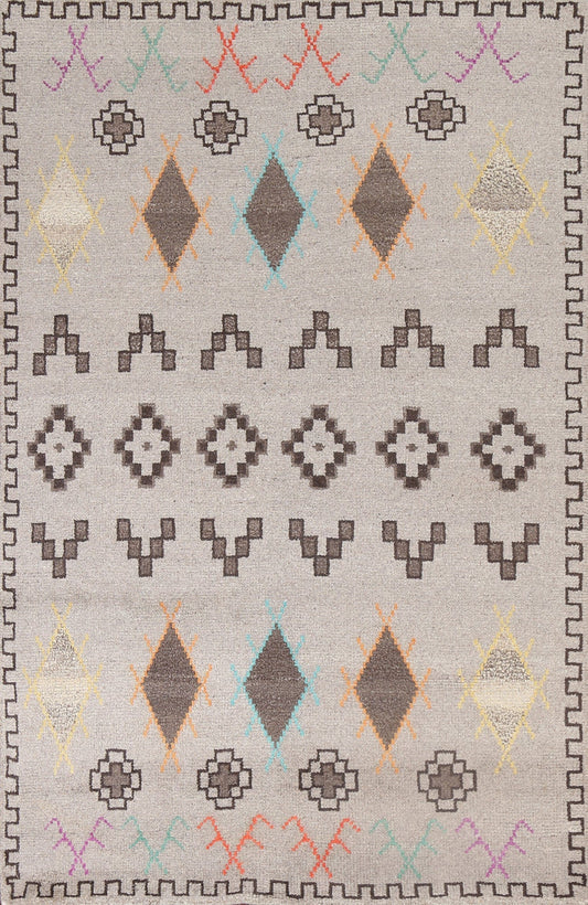 Tribal Geometric Moroccan Oriental Area Rug 5x7