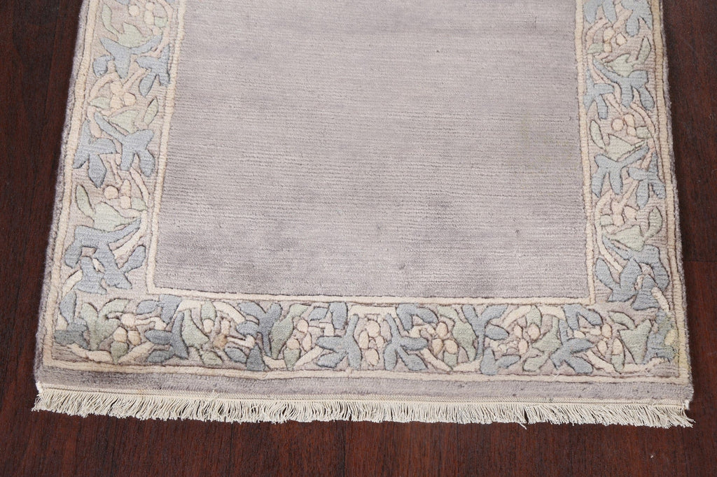 Hand-Knotted Wool Nepalese Oriental Runner Rug 2x5