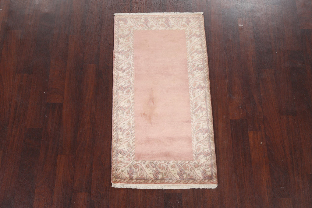 Handmade Wool Nepalese Oriental Runner Rug 2x5