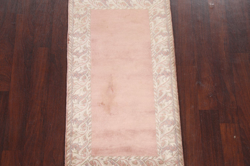 Handmade Wool Nepalese Oriental Runner Rug 2x5