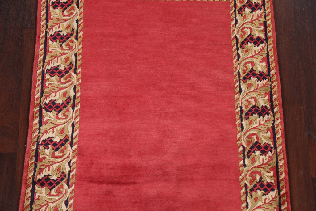 Handmade Wool Nepalese Oriental Area Rug 4x5