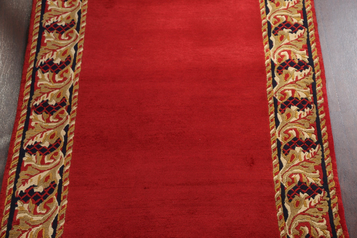 Red Wool Nepalese Oriental Rug 4x5