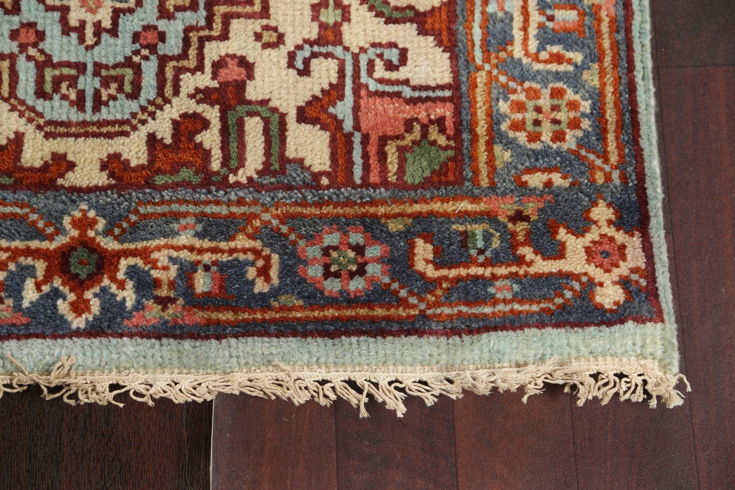 Hand-Knotted Heriz Serapi Oriental Wool Rug 3x6