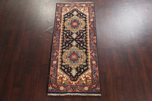 Hand-Knotted Wool Heriz Serapi Oriental Rug 3x6