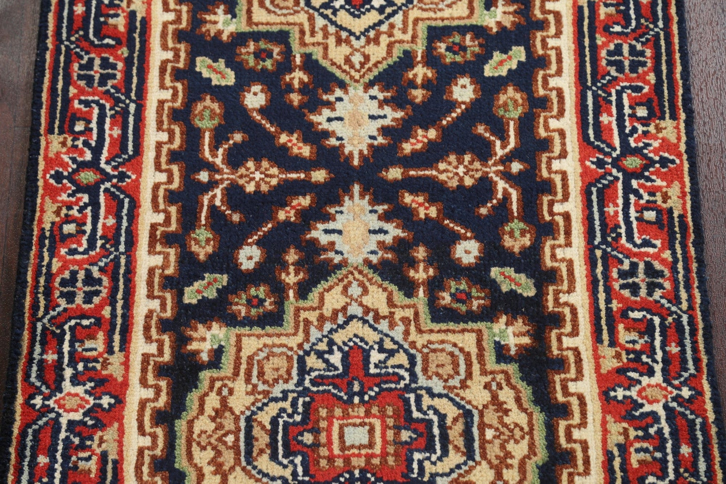 Hand-Knotted Wool Heriz Serapi Oriental Rug 3x6